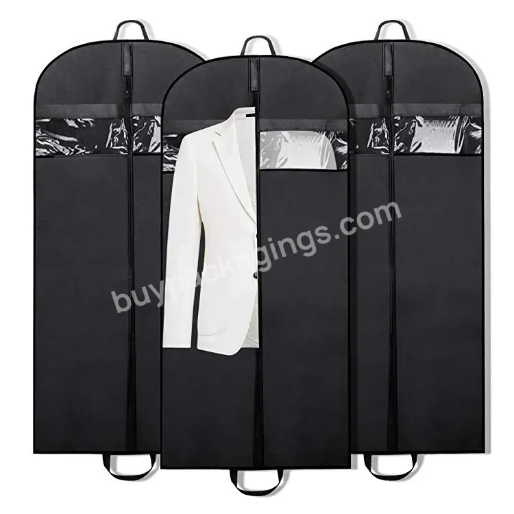 Wholesale Premium Custom Logo With Print Foldable Heavy Duty Cotton Nylon Non Woven Fabric Mens Suit Cover Garment Bag - Buy Suit Bag Garment,Custom Garment Bag,Cotton Garment Bag.