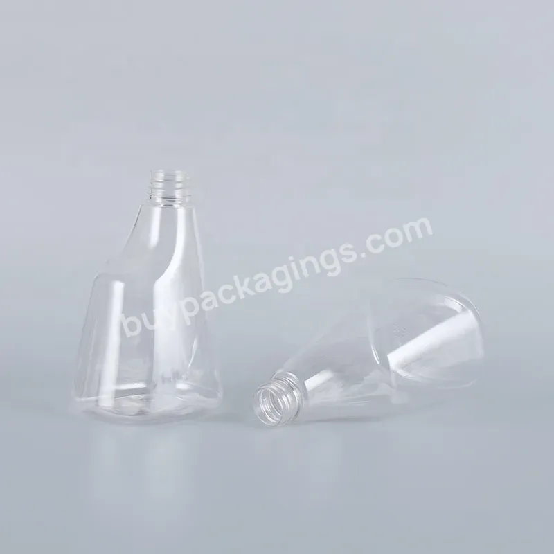 Wholesale Price 450 Ml Pet Transparent Bottle Trigger Spray Gun Plastic Bottle