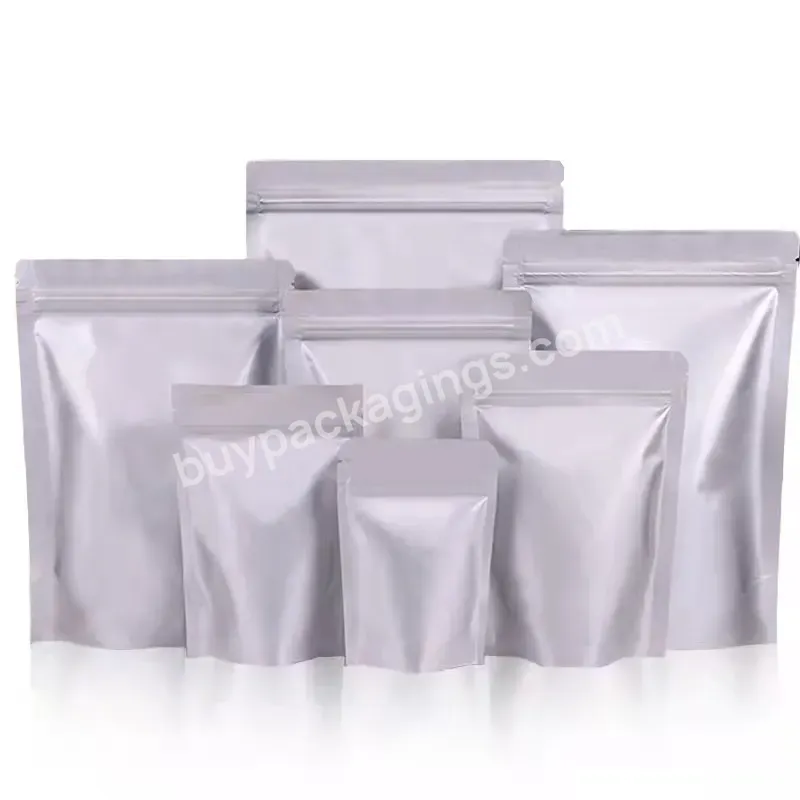 Wholesale Price Clear In Front Printed Food Packaging Bag Potato Chip Sealed Ziplock Plastic Aluminum Foil M