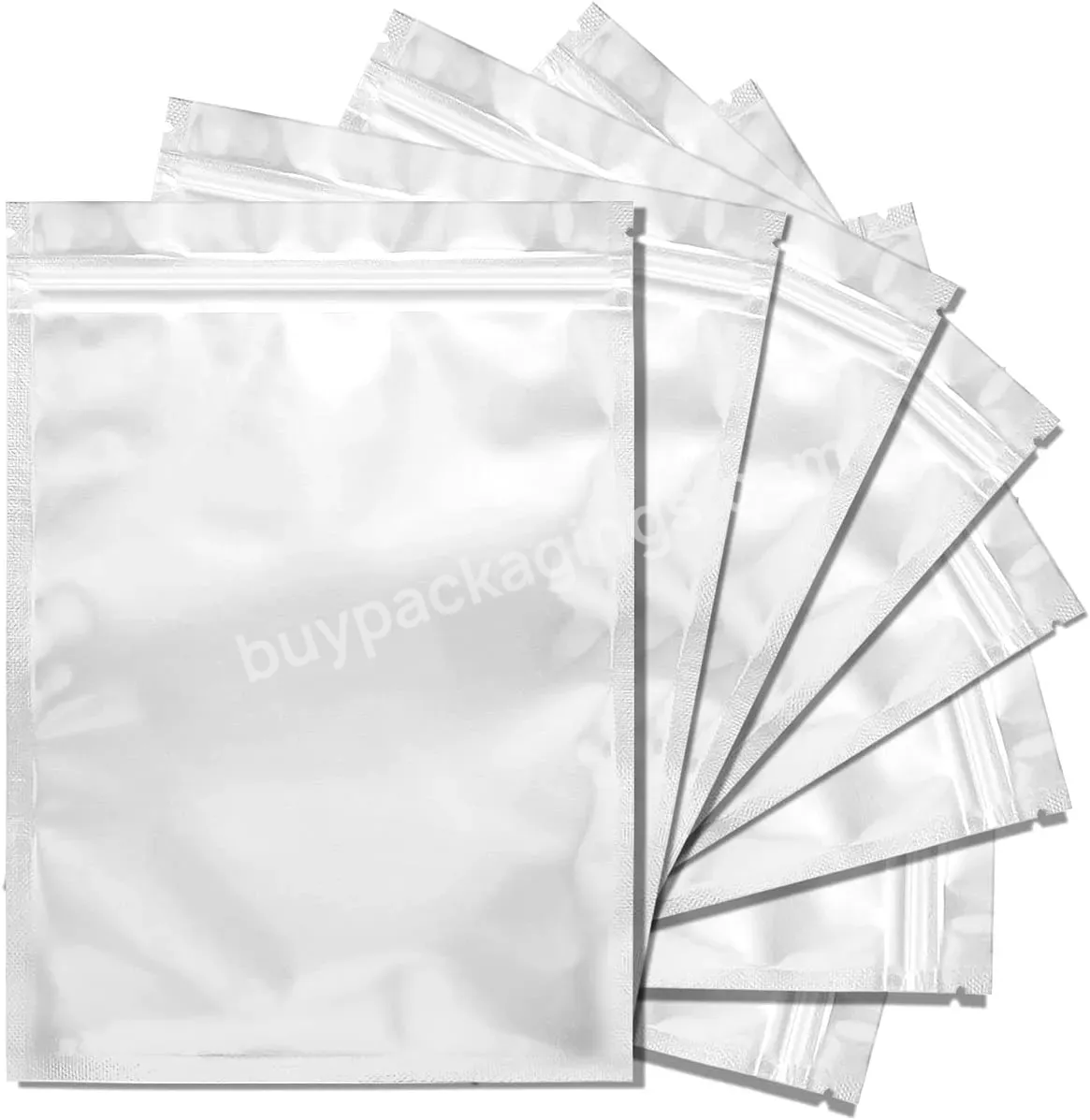 Wholesale Price Clear In Front Printed Food Packaging Bag Potato Chip Sealed Ziplock Plastic Aluminum Foil M