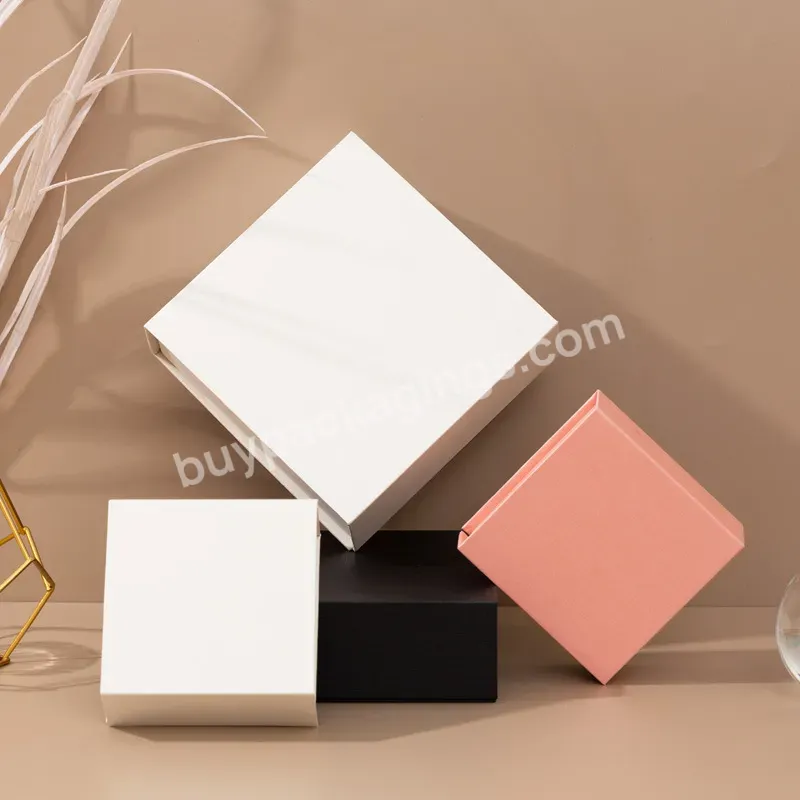 Wholesale Price Magnetic Gift Box With Lid Cosmetic Packaging Boxes Corrugated Folding Paper Box