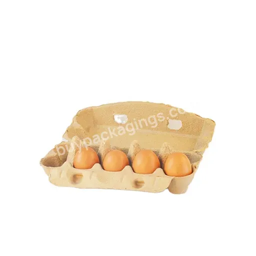 Wholesale Price Multi-colored 10 Holes Top Flats Disposable Egg Carton Bulk Price Pulp Fiber Biodegradable Packaging