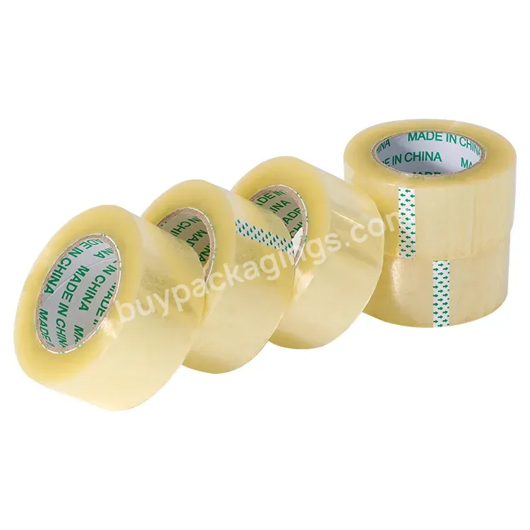 Wholesale Price Transparent Clear Adhesive Side Bopp Packing Tape