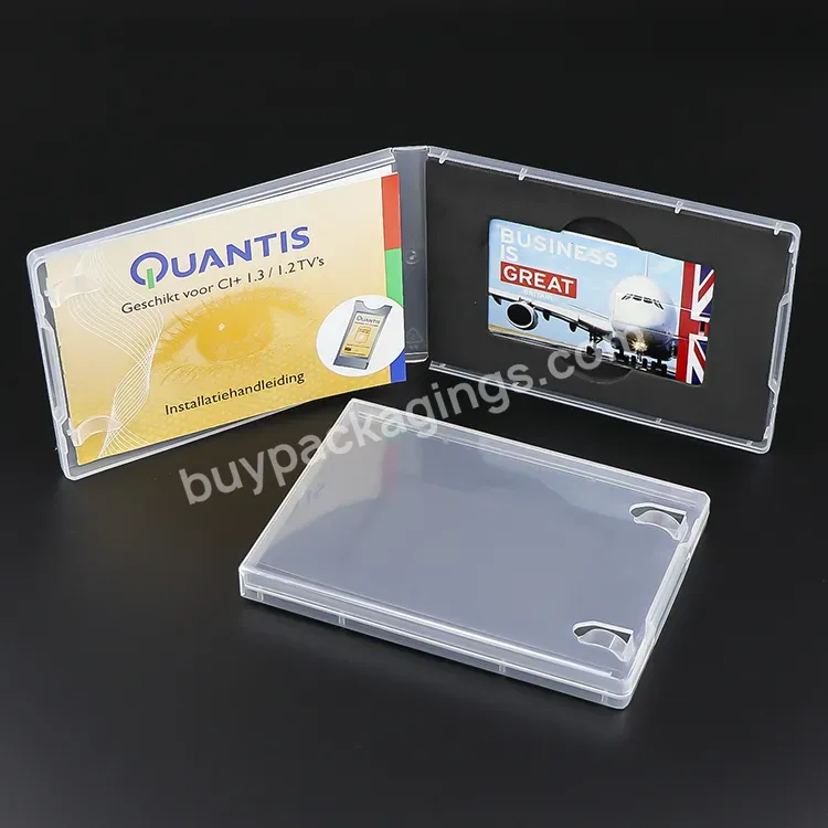 Wholesale Price Usb Stick Gift Box With Foam Hard Plastic Usb Business Card Boxes