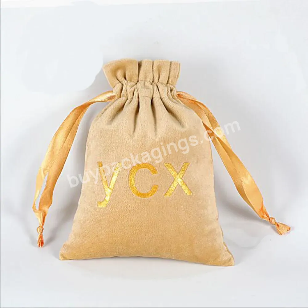 Wholesale Price Velvet Hair Bag Jewelry Personalised Bags Velvet Hand Bag Velvet Pouch