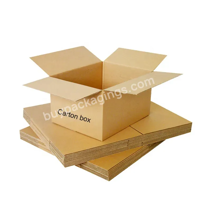 Wholesale Printed Corrugated Cardboard Shipping Boxes With Custom Logo For Packaging