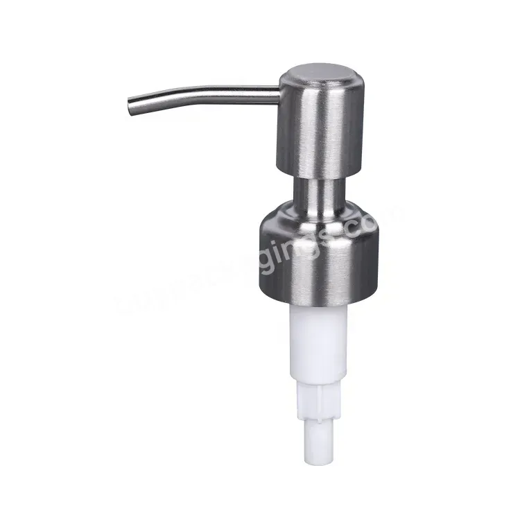 Wholesale Private Logo Free Sample 28/400 Metal Lotion Pump Stainless Steel Liquid Soap Dispenser Pump