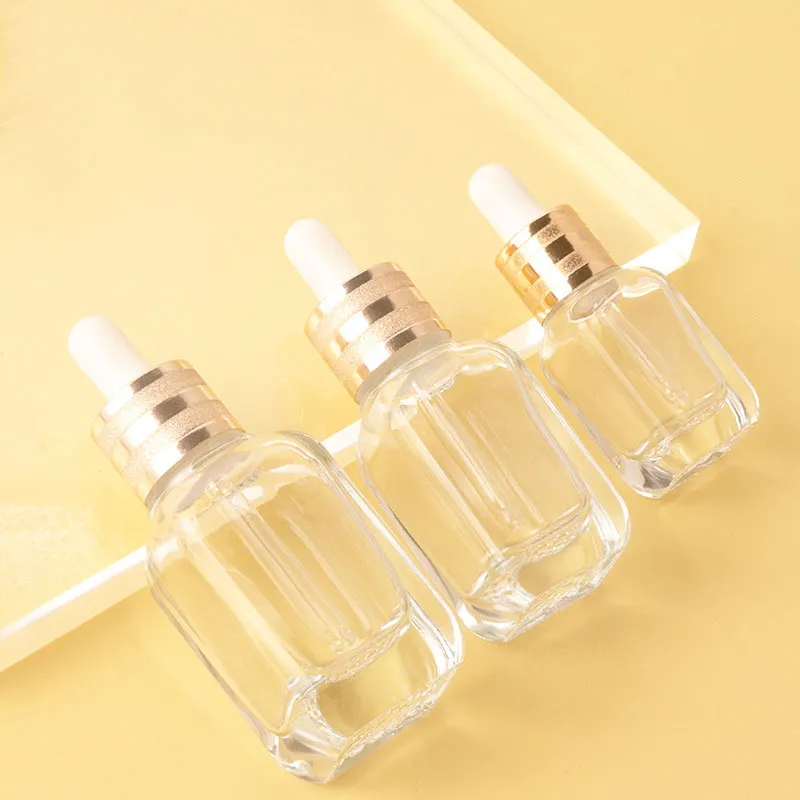 Wholesale Professional Factory Supplier 10ml 20ml 30ml Grid Bottom Glass Material Essential Oil Bottle
