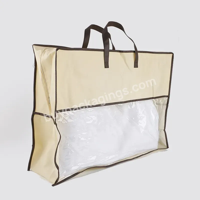 Wholesale Pvc Tote Shopping Bag Shoulder Transparent Pvc Clear Clothing Bag With Logo Pvc Hand Bag