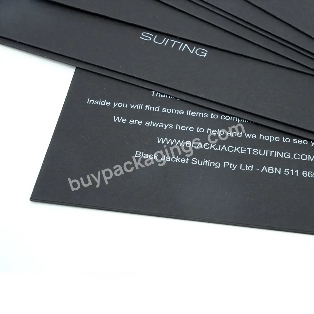 Wholesale Recyclable Custom Packaging Paper Bags Shipping Cardboard Mailer Black Paper Envelopes