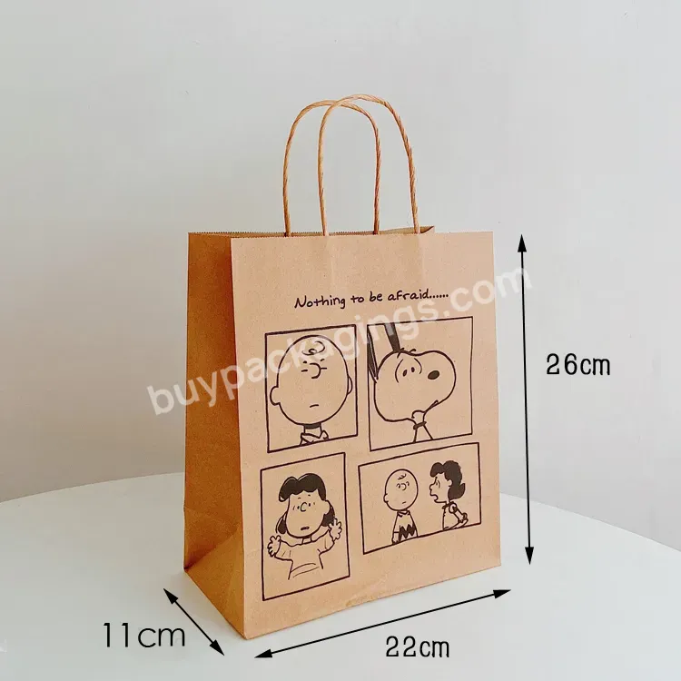 Wholesale Recycle Kcraft Custom Printing Logo Luxury Paper Bag Handbag Shopping Boutique Laminated Matte Gift Bag Tote Bag For