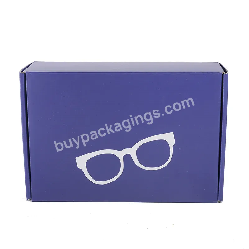 Wholesale Recycled Corrugated Paper Box For Eyeglasses
