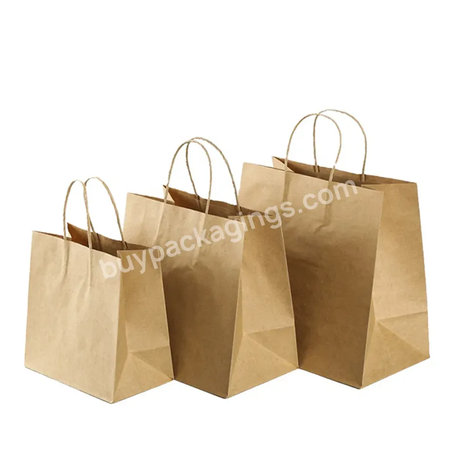 Wholesale Recycled Customized Printed Handle Shopping Paper Bags Clothing Gift Jewelry Packaging Bags With Your Own Logo