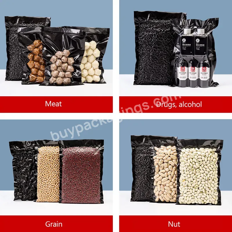 Wholesale Refreshment Meat Food Laminated Vaccum Bag Travelling Vacuum Reusable Storage Heat Sealing Bags