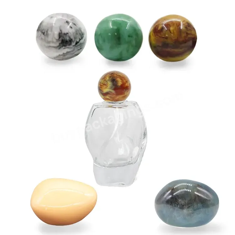 Wholesale Resin Perfume Cap Manufacturer Round Resin Ball Perfume Bottle Caps