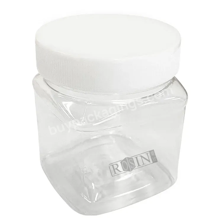 Wholesale Reusable 8oz Transparent 500ml Empty Plastic Waterproof Honey Jam Storage Container Jar With Lid