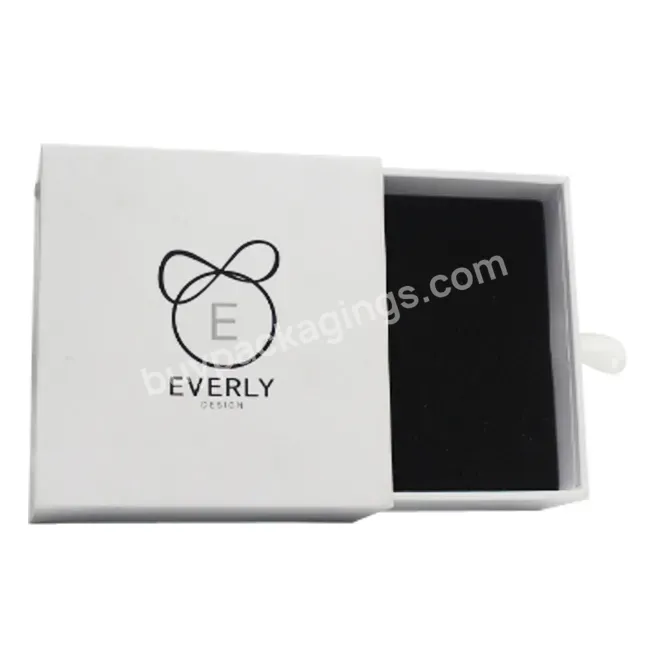 Wholesale Ring Bracelet Necklace Pouch Bag Box Packaging Custom Logo Ridgid Marble Sliding Drawers Jewelry Box