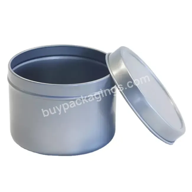 Wholesale Round 2 Oz 4 Oz 6 Oz 8 Oz Small Mini Metal Candle Tin Can Container Tin Jar For Candle