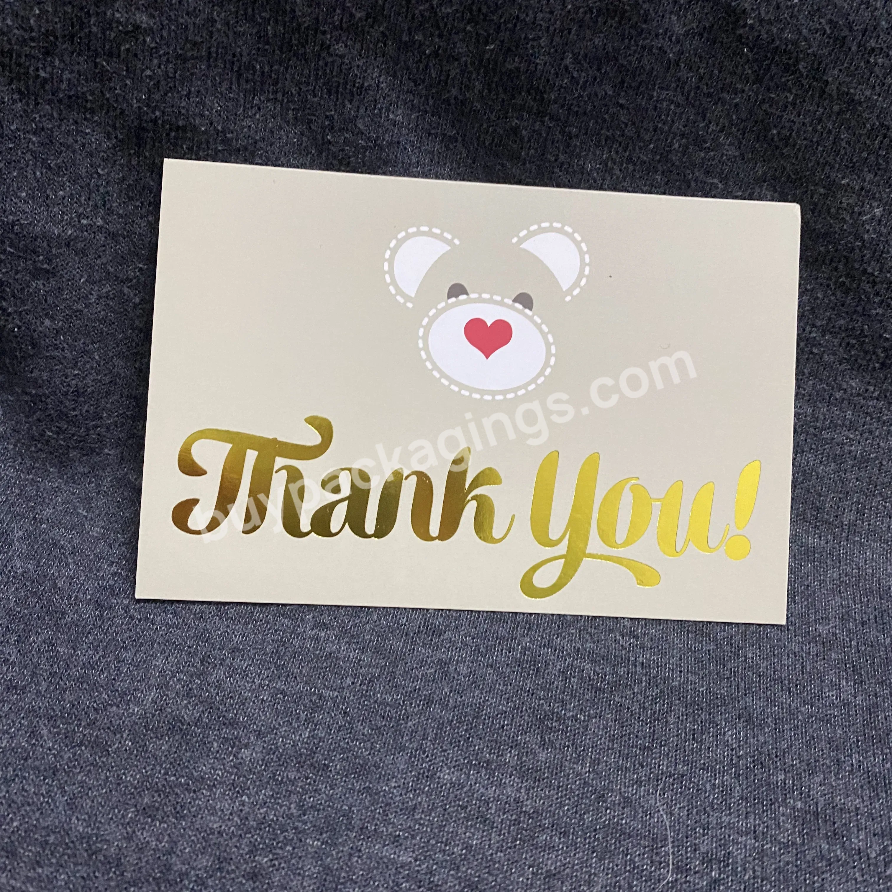 Wholesale Sale Paper Business Card Thank You Card Wedding Card