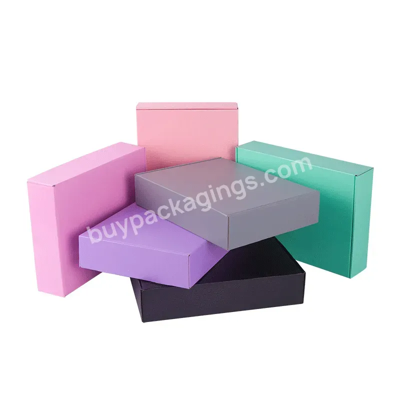 Wholesale Shipping Boxes Recycled Colour Printing Logo Gift Box Packaging Paper Box