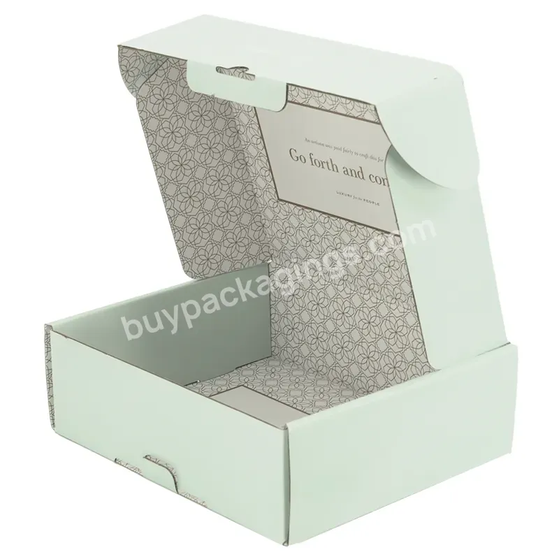 Wholesale Shipping Paper Gift Print Fold Gift Mailing Shipping Paper Packaging Mailer Corrugated Box