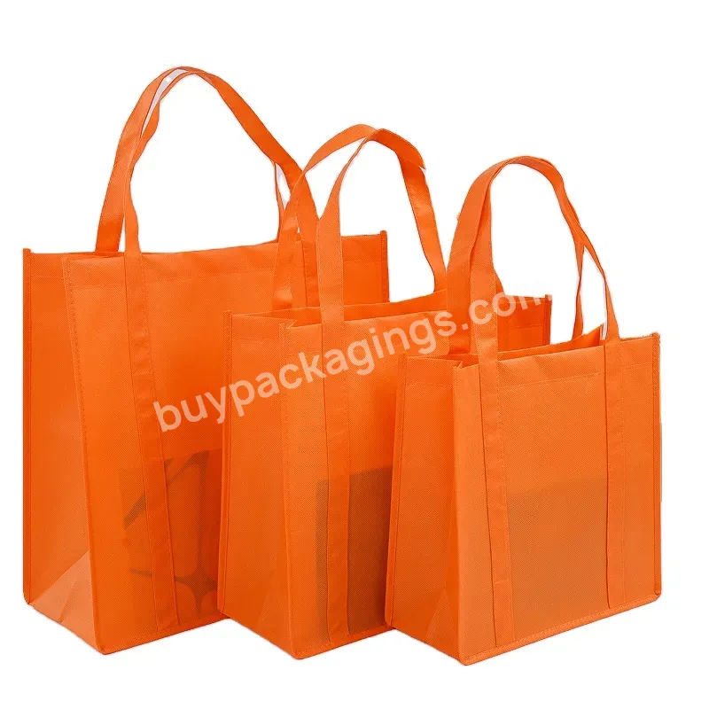 Wholesale Shopping Tote Non Woven Bag With Zipper Promotional Shopping Bag Reusable Bag