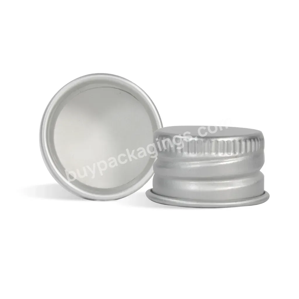 Wholesale Silver Aluminum Screw Cap 20mm 24mm 28mm