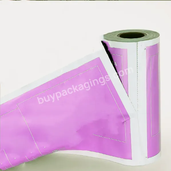 Wholesale Single-sided Pre-opening Continuous Roll Courier Bags For E-commerce Packing Machine Clothing Packaging Courier Bags