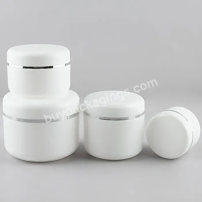 Wholesale Skin Care Plastic Cream Jar Body Scrub 100g 150g 200g 250g Pink Green Plastic Jar With Plastic Screw Cap