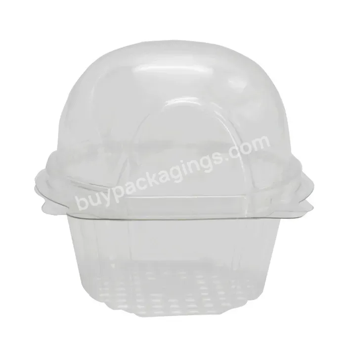 Wholesale Small Food Container Clear Plastic Round Cake Box Container With Dome Lid