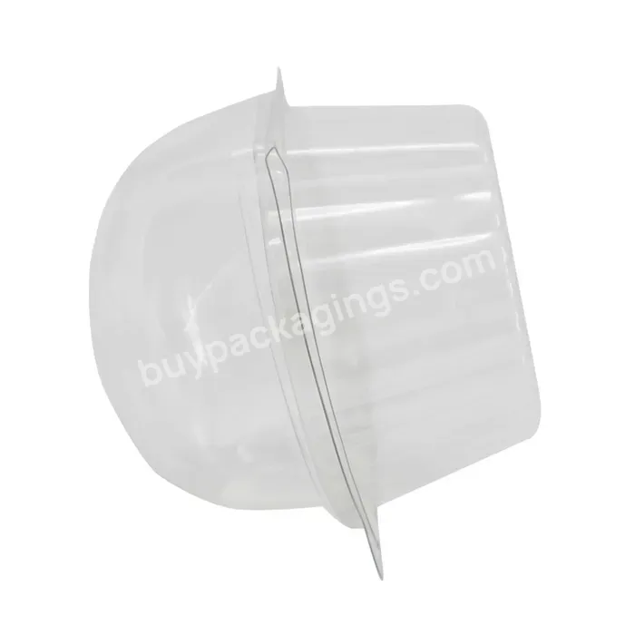 Wholesale Small Food Container Clear Plastic Round Cake Box Container With Dome Lid