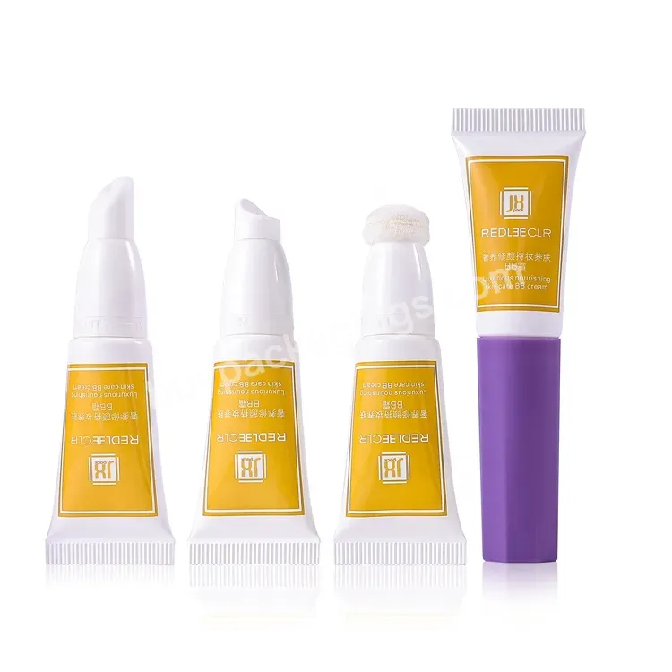 Wholesale Small Mini Cosmetic Skincare Hand Face Bb Cream Lip Gloss Liquid Foundation Packaging Plastic Ointment Sample Tube