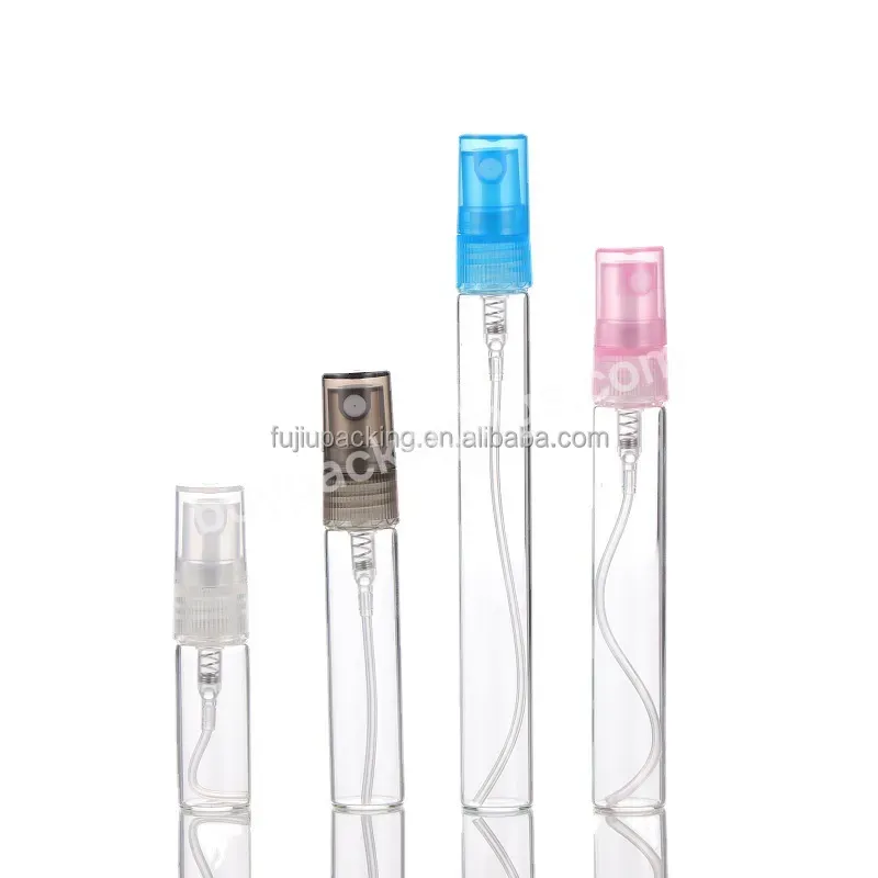 Wholesale Small Refillable 2ml 3ml 5ml 10ml Glass Vial Spray For Perfume Tester Sample Bottle