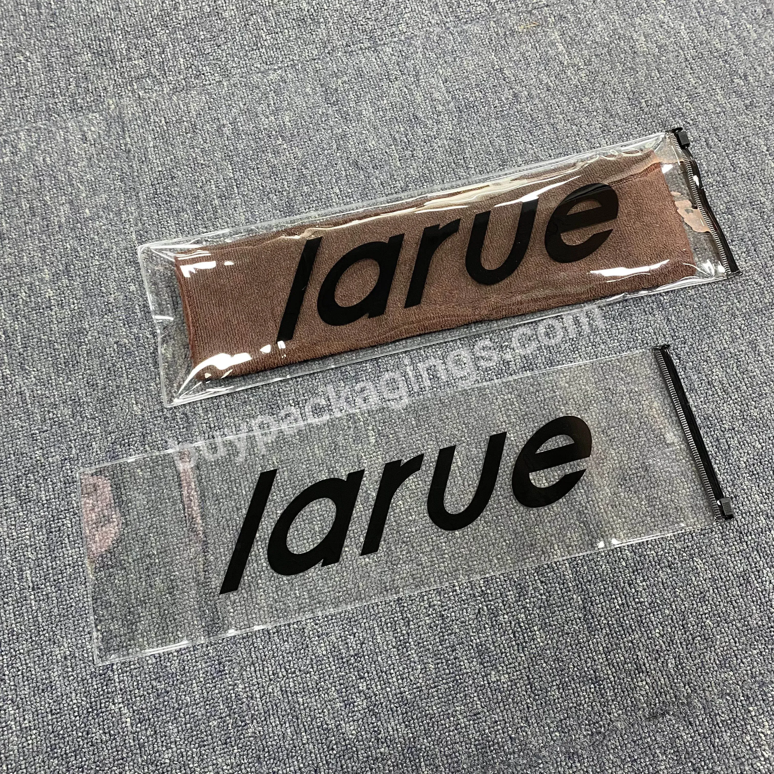 Wholesale Specially Design Vertical Type Pvc Frosted Zipper Bag Custom Size Logo Print Clear Plastic Waterproof Packaging