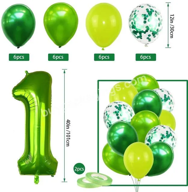 Wholesale Spring Summer Dinosaur Animal Zoo Balloon Theme Kids Birthday Party Decoration