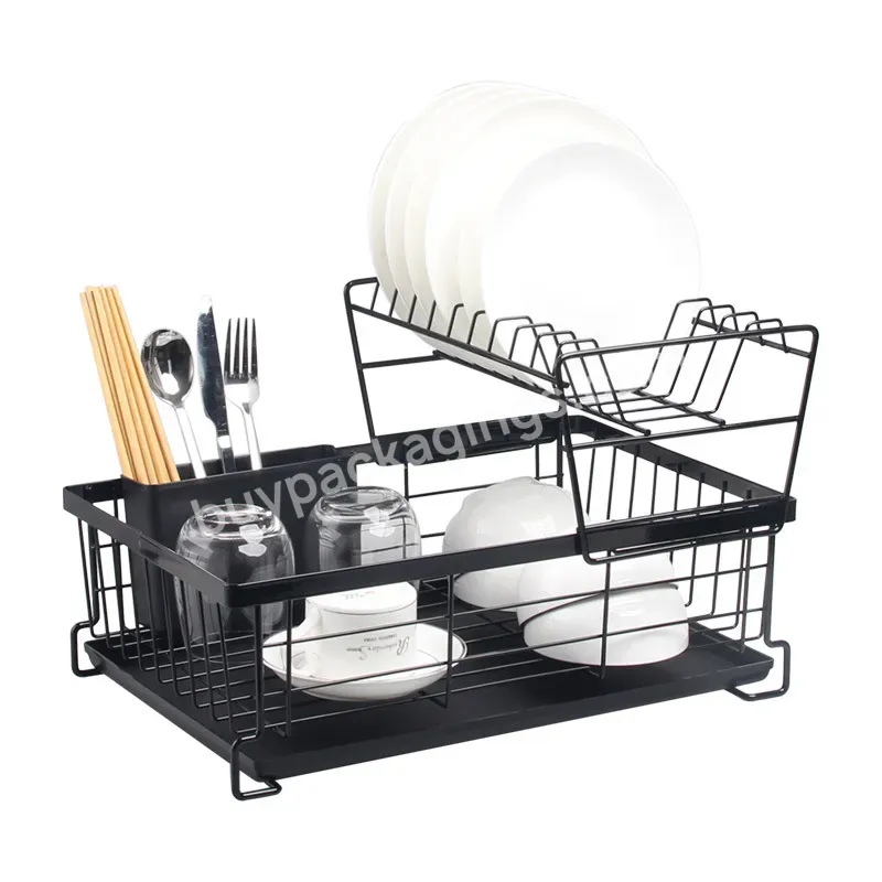 Wholesale Steel Storage Rack Kitchen Drying Dish Rack Over The Sink Dish Drying Rack Use For Family Home Kitchenware