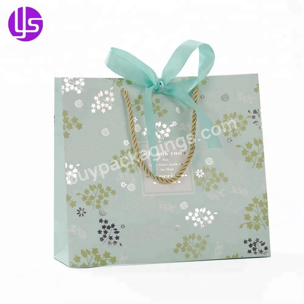 Wholesale Supplier Fashion Custom Handmade Boutique Square Bottom Clothes Shopping Packaging Coated Paper Bag for Gift