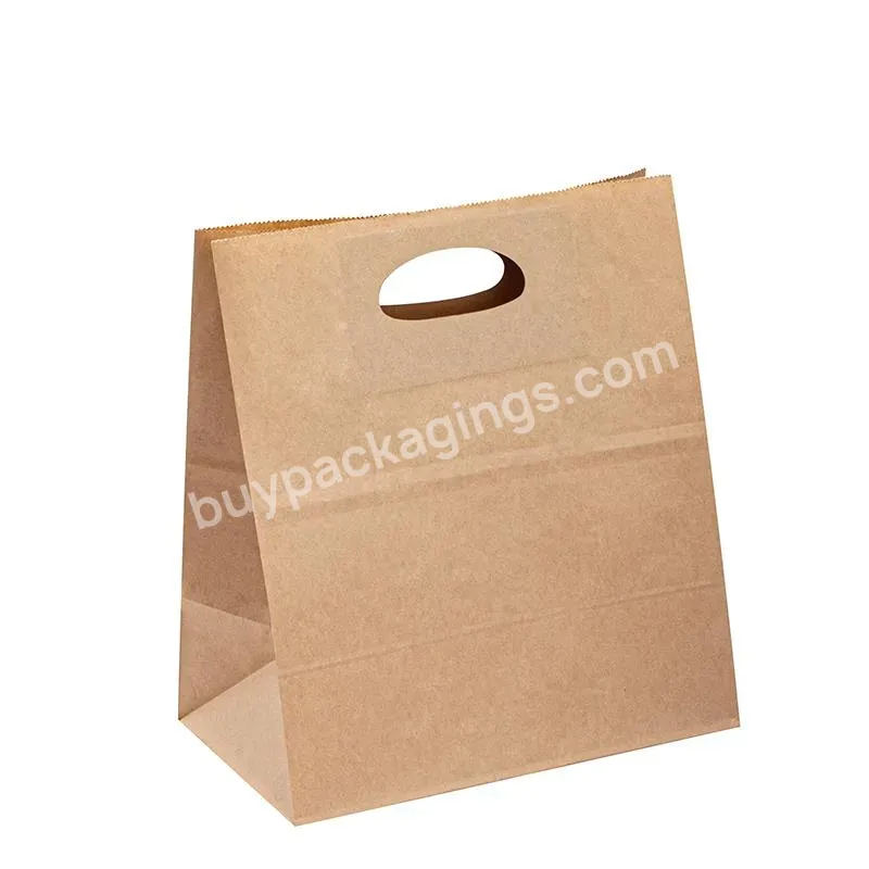 Wholesale Take Away Biodegradable Custom Kraft Bags