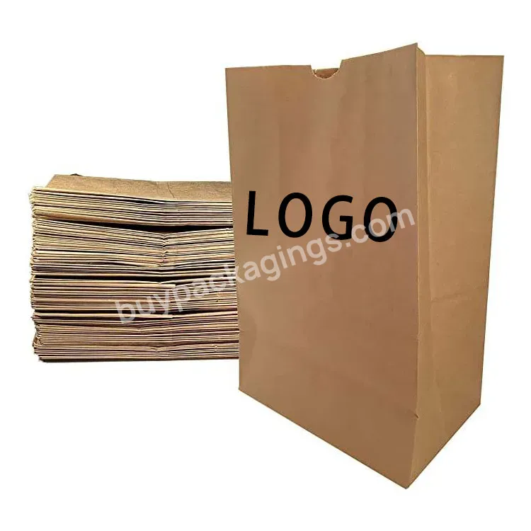 Wholesale Takeaway Customized Shopping Kraft Paper Bags