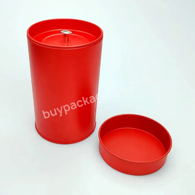 Wholesale Tea Tin Container Tea Light Candle Tin Cans With Double Lid