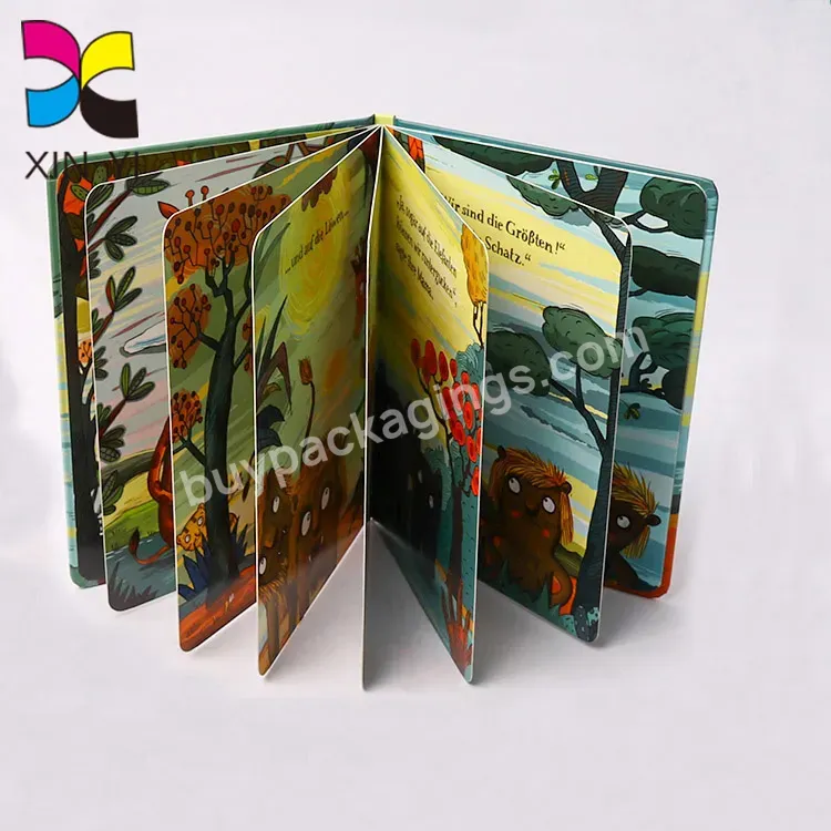 Wholesale Thick Paper Book Printing Children's Cardboard Book With Easy English Story