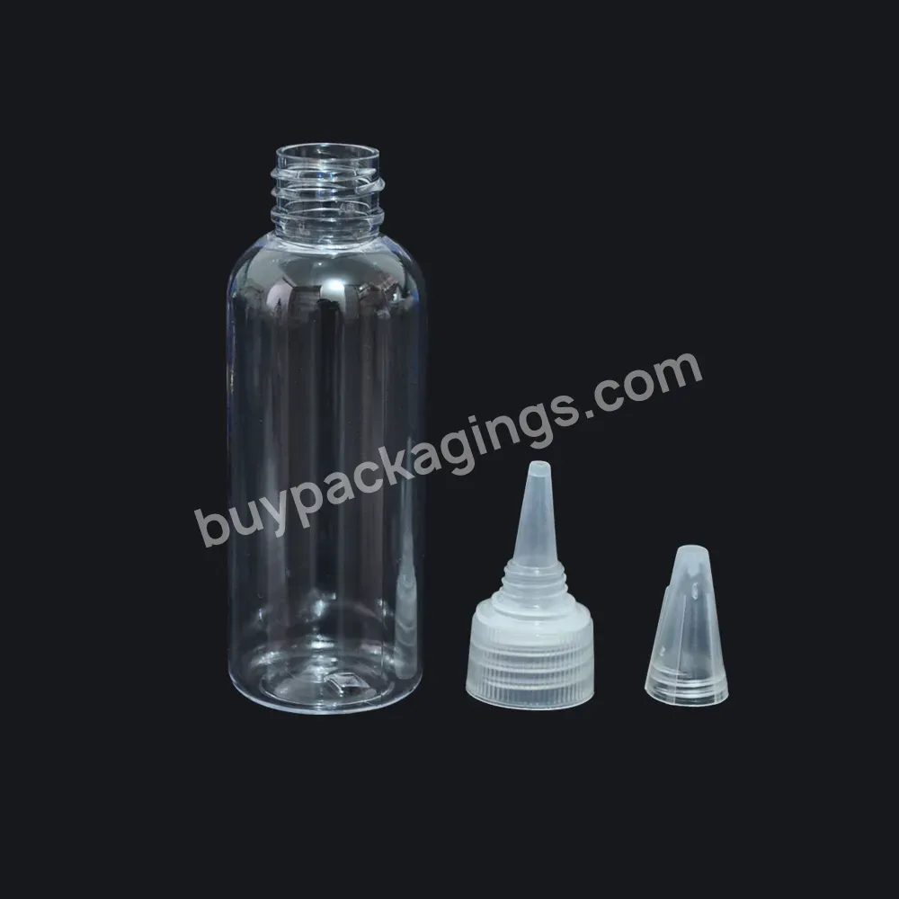 Wholesale Transparent Pet Twist Top Bottle 30ml 60ml 100ml 120ml 250ml 1000ml Empty Dropper Bottle With Twist Off Cap