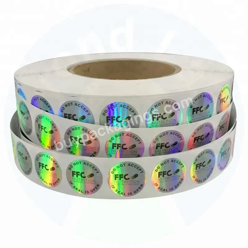 Wholesale Various Shiny Color Printed Roll Aluminium Foil Holographic Sticker