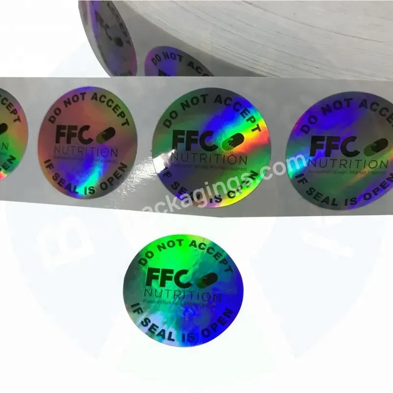 Wholesale Various Shiny Color Printed Roll Aluminium Foil Holographic Sticker