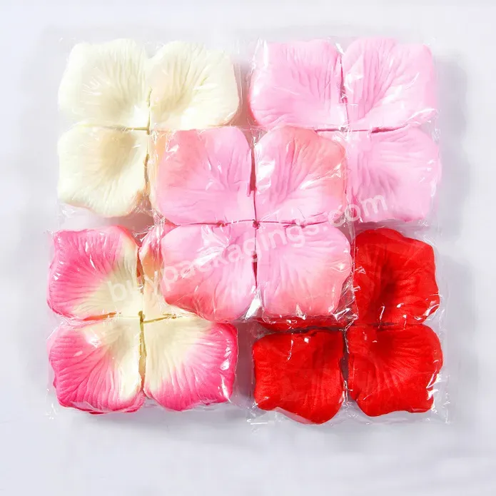 Wholesale Wedding Simulation Rose Petal Sprinkling Arrangement Hand Throwing Simulation Flower Petal Non-woven Petal