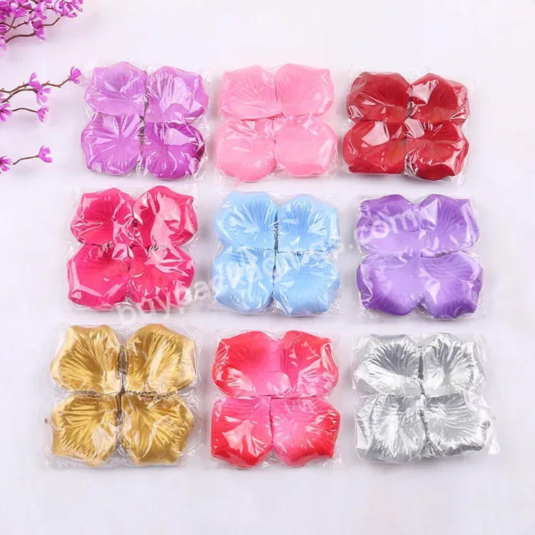 Wholesale Wedding Simulation Rose Petal Sprinkling Arrangement Hand Throwing Simulation Flower Petal Non-woven Petal