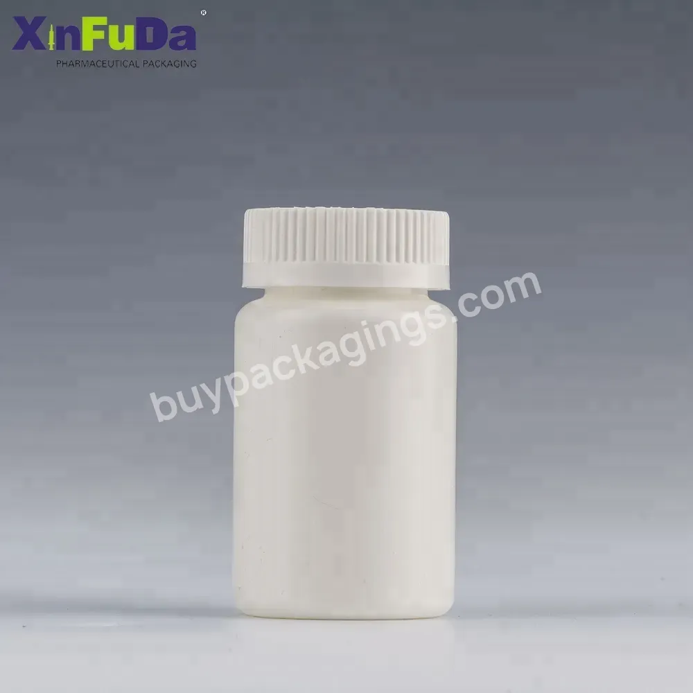 Wholesale White Black Red Custom Color Plastic 100ml Pill Storage Bottle 100 Ml Hdpe Bottle Pill Bottle Seal With Crc Cap