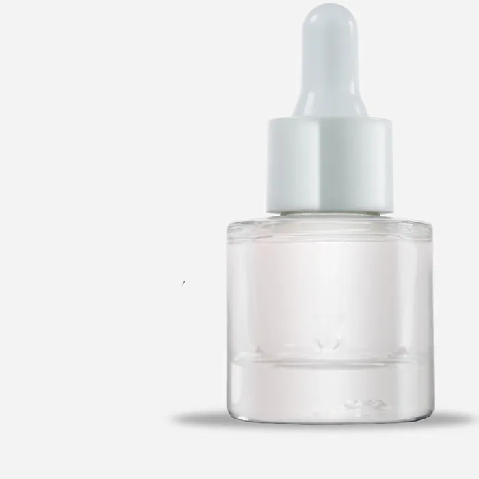 Wholesale White Dropper 15ml Straight Round Thick Bottom Essential Oil High Quality Material Glass Bottle