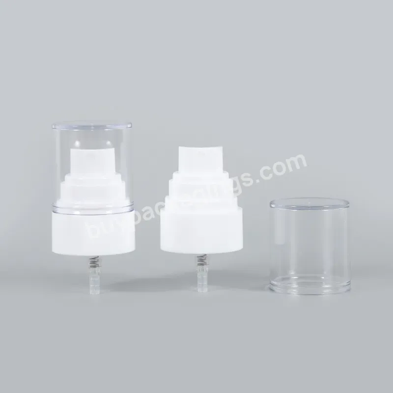 Wholesale White Non Spill 24/410 Plastic Mist Sprayer Cosmetic Perfume Spray Pump With Cover