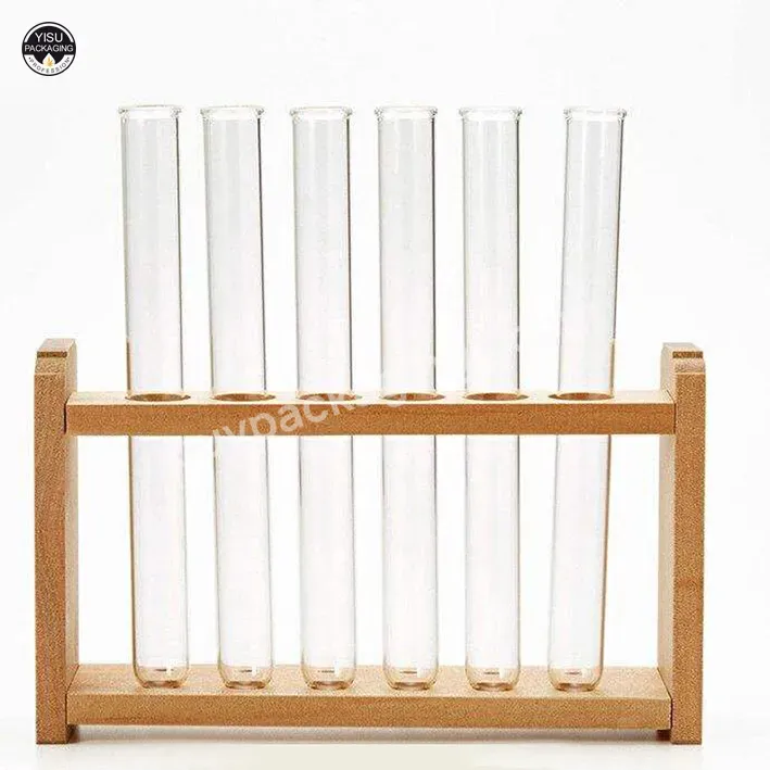 Wholesale Wooden Test Tube Holder Rack 6 Wells For Tubes Wood Pen Holder